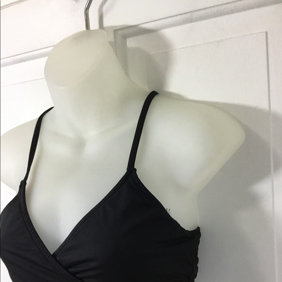 Athleta Wrap Bikini Top Black New - Picture 5 of 9